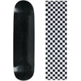 thumbnail image 1 of skateboard deck pro 7-ply canadian maple stained black with griptape 7.5" - 8.5", 1 of 1