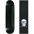 thumbnail image 1 of skateboard deck pro 7-ply canadian maple stained black with griptape 7.5" - 8.5", 1 of 1
