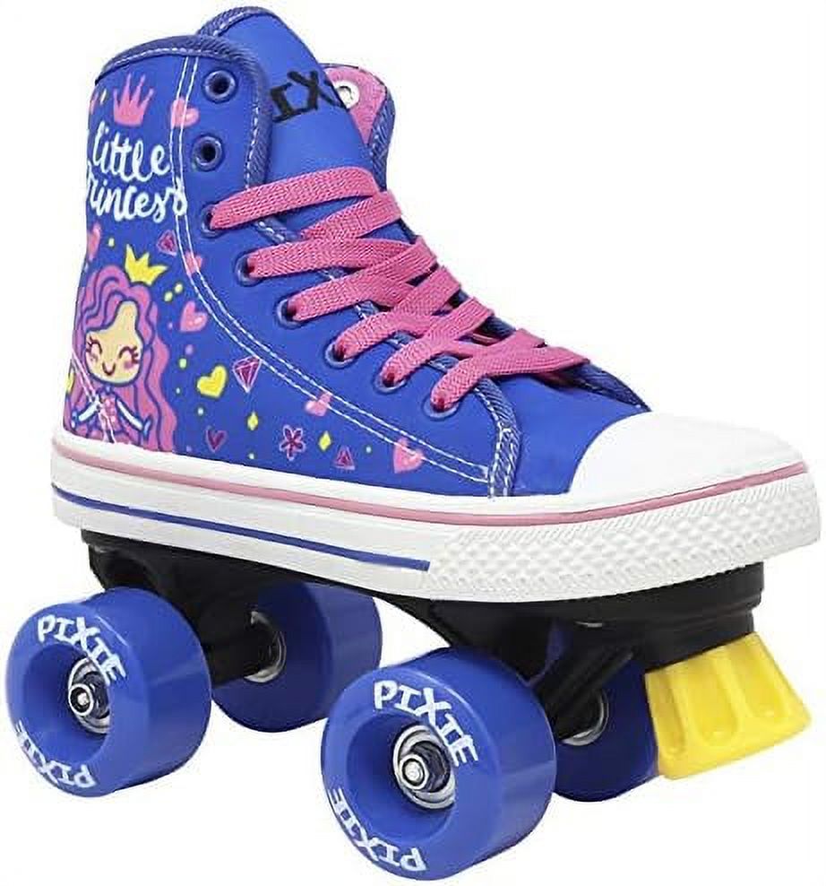 skates for girls pixie little kids quad skate indoor, outdoor