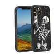 thumbnail image 1 of skeleton-taking-3 Phone Case, Designed for iPhone 12 Pro Case Soft Silicon for women girls boys wife gift,Shockproof Phone Cover, 1 of 1