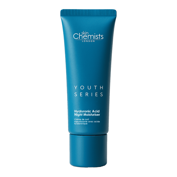 skinChemists Youth Series 1% Hyaluronic Acid Night Moisturizer for Hydrated, Plumper-Looking Skin, 50 mL