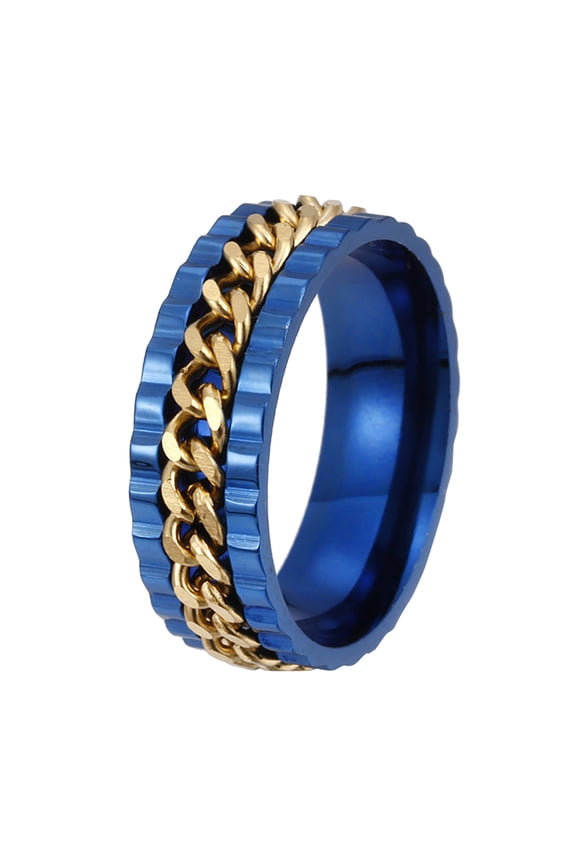 Adjustable Ring Anxiety Ring for Daughter Ring with Beads Spinners Ring Gift for Women Men