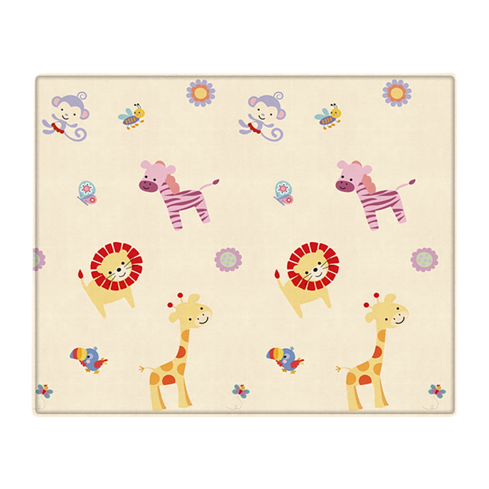 skpabo Baby Play Mat Foldable Baby Crawling Mat Reversible Baby Play