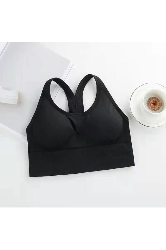 Corset Bra Push Up Bra Women's Solid Colour Anti-Shock Vest Yoga Plus Size Underwear Sports Bra (No Steel Ring, Removable Bra Pads) for Outgoing