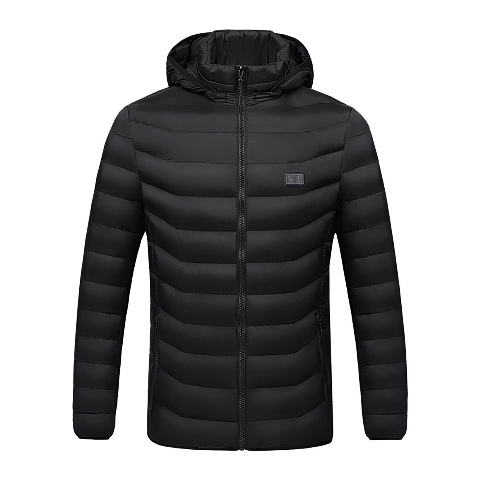 正規 Hooded Men for Jacket Heated skpabo Heated Warm Winter Coat Clothing
