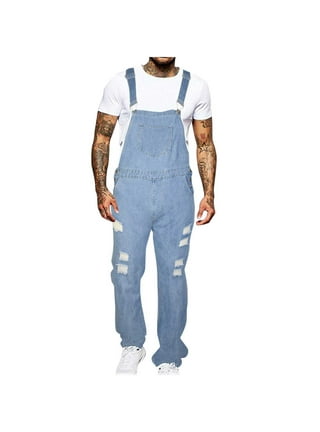 Overall Skinny Jeans Mens