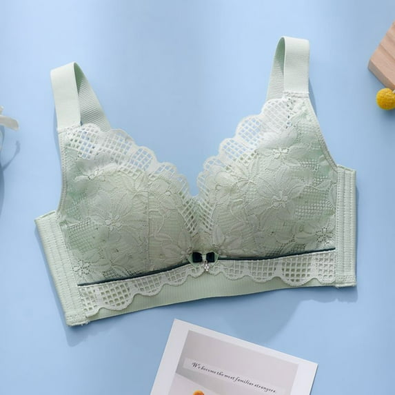 skpabo Sports Bras Women Backless Bra Non-Steel Ring Gathering Comfortable Breathable Underwear Daily Bra for Holiday Outgoing Size