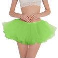 thumbnail image 1 of skpabo Women Elegant Tutu Skirt Lady Girls Skirts Swing Mesh Pleated Half-Body Skirt Saree Puffy Skirt Fancy Dress Party Hen Fancy Dress Halloween Costume Pink Tutu Tutu White Tutu You Can Tutu, 1 of 4