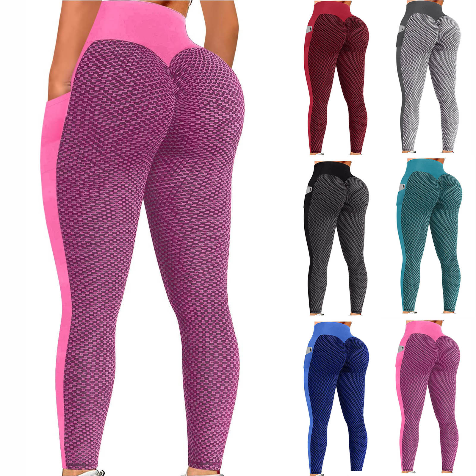 skpabo Womens Butt Lift Yoga Pants,High Waist Yoga Pants Slimming Booty