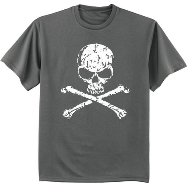 skull and crossbones pirate t-shirt graphic tee for men