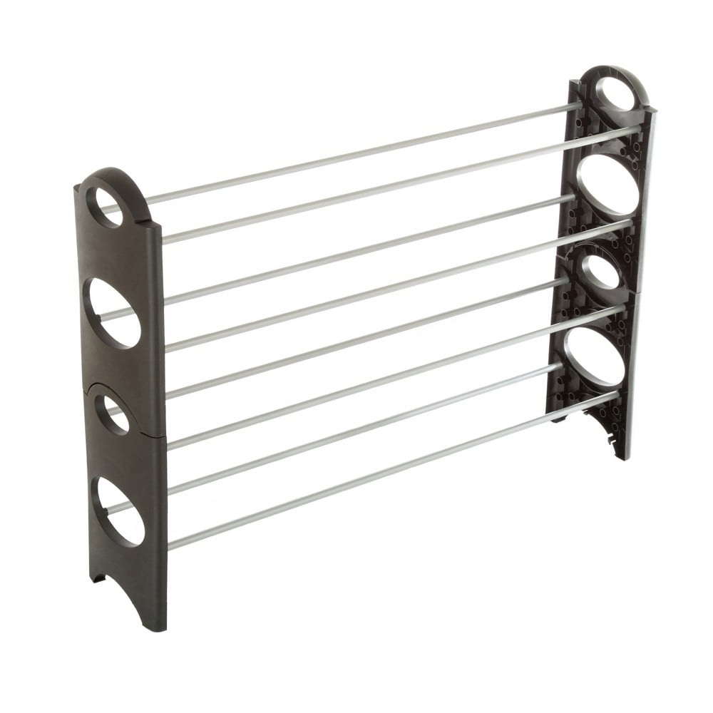 Stackable Space Saving Rack skysunboom Hastings Space Saver Shoe Rack – 4-Tier Stackable Shoe ...