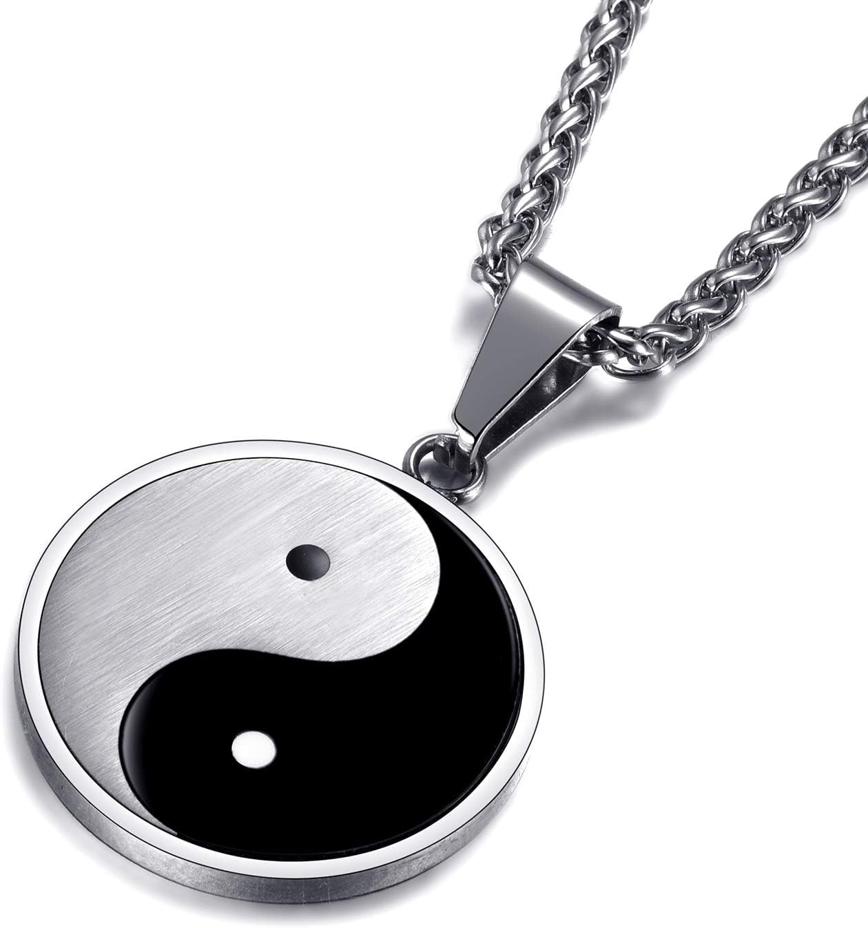 Samurai Skull Pendant Necklace For Men - Japanese Amulet Design In 316L Stainless Steel