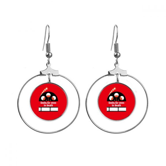 sle for even in death art deco fashion earrings dangle hoop jewelry drop circle