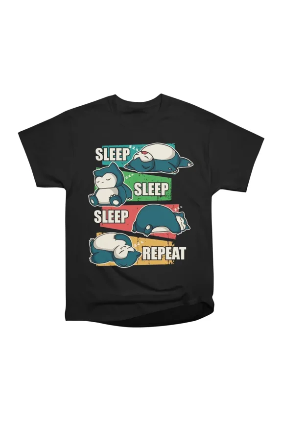 sleep sleep sleep repeat T-Shirt Tee Gift For Him Merch For Her Apparel For Friend