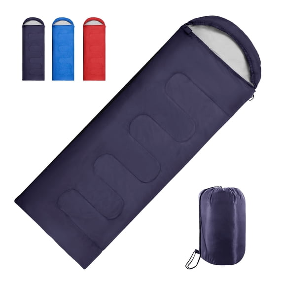 Himzoring Sleeping Bag for Adults, Lightweight Waterproof Camping Sleeping Bag for Backpacking, Hiking and Outdoors, Navy