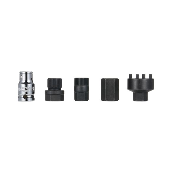 sleeve,Alternator Freewheel Removal Tool Set Freewheel Removal Auto Bit Socket Set Removal Auto Tool Socket Set Tool 13 Pcs Alternator With Silver And Eryue 13 Set Rt Bit