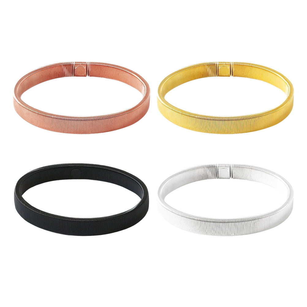 sleeve garters for men 4pcs Stretch Sleeve Garters Men Cuff Bracelets