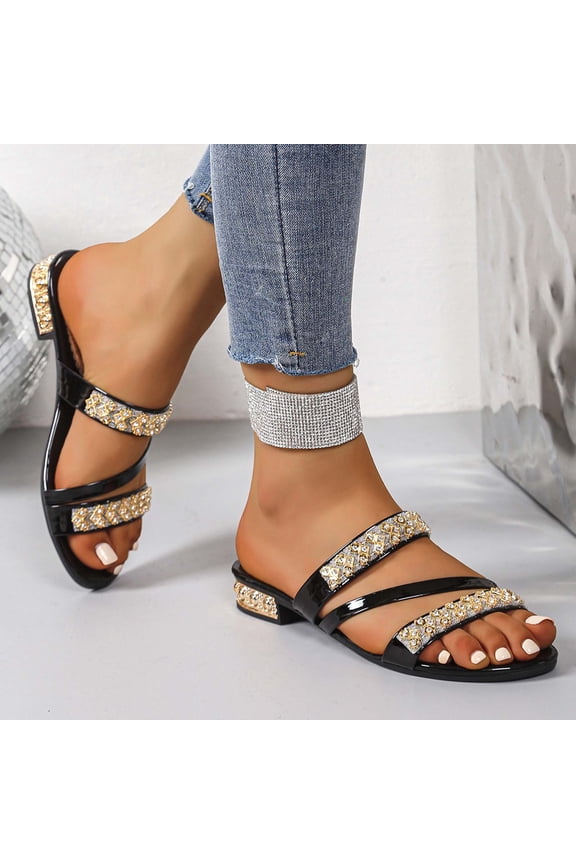 slide flat sandals for women Open Toe Slide