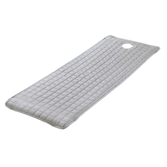 slip Spa Massage Bed Mattress Sheet Pad Cover with Face Hole 190x70cm Grey