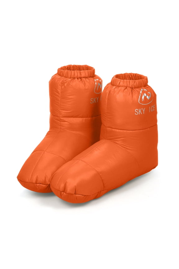 slipper boots Boots Down Booties Camping Slippers Winter Warm Duck Down Slippers Boots -15 ~ 0 degrees Celsius Home Outdoor Camping Shoes Footwear for Men Women