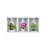 sliver 3D Effect Potted Decals Aisle Staircase Decorative Painting Hotel Restaurant Wall Mural #80539