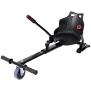 sluting Hoverboard Seat Attachment Go-Kart Adjustable Off-Road Frame Black