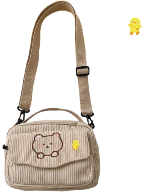 small cute Corduroy Crossbody bag min Kawaii Purse Crossbody Bag small Kawaii Wallet small Kawaii Crossbody Bag