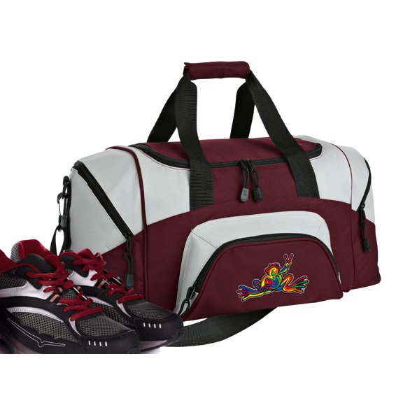 small peace frogs gym bag or duffel