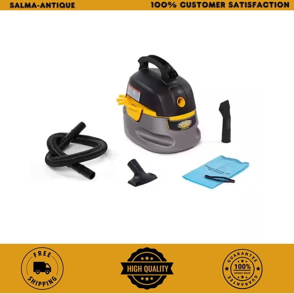 small portable wet/dry vac car auto detail shop vacuum cleaner blower 2.5-gallon