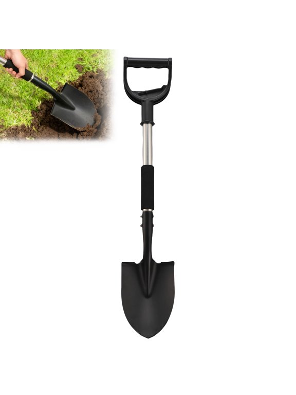 Garden Shovel 2.4LB Stainless Steel 30Inch D-handle Spade for Digging,Planting