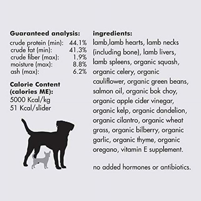 smallbatch Pets FreezeDried Premium Raw Food Diet for Dogs, Lamb