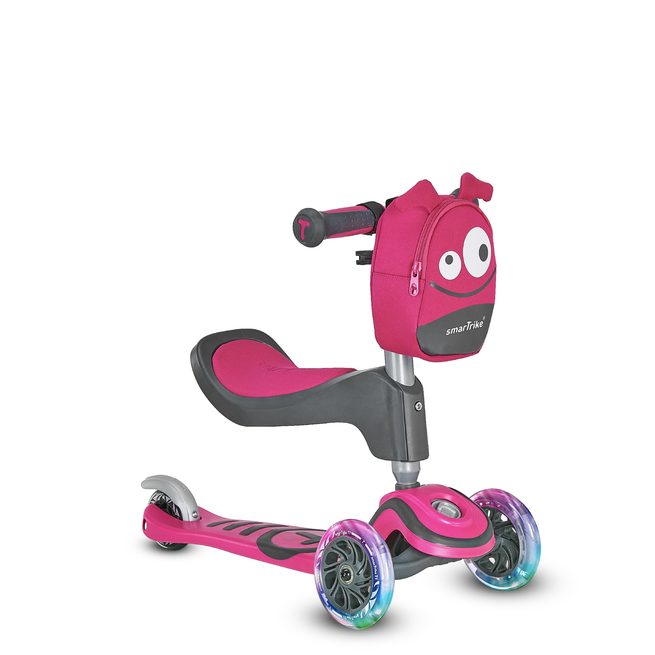 smarTrike T1 3-in-1 Toddler Scooter with Safety Included, 15M+, Blue - Walmart.com