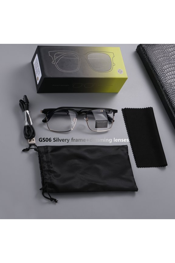 smart Eyewear: Auto-Tinting Lenses, Clear Indoors & Dark Outdoors, Wireless Music/Calls, Perfect for Sports, Running, Driving & Relaxation