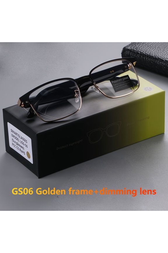 smart Eyewear: Auto-Tinting Lenses, Clear Indoors & Dark Outdoors, Wireless Music/Calls, Perfect for Sports, Running, Driving & Relaxation