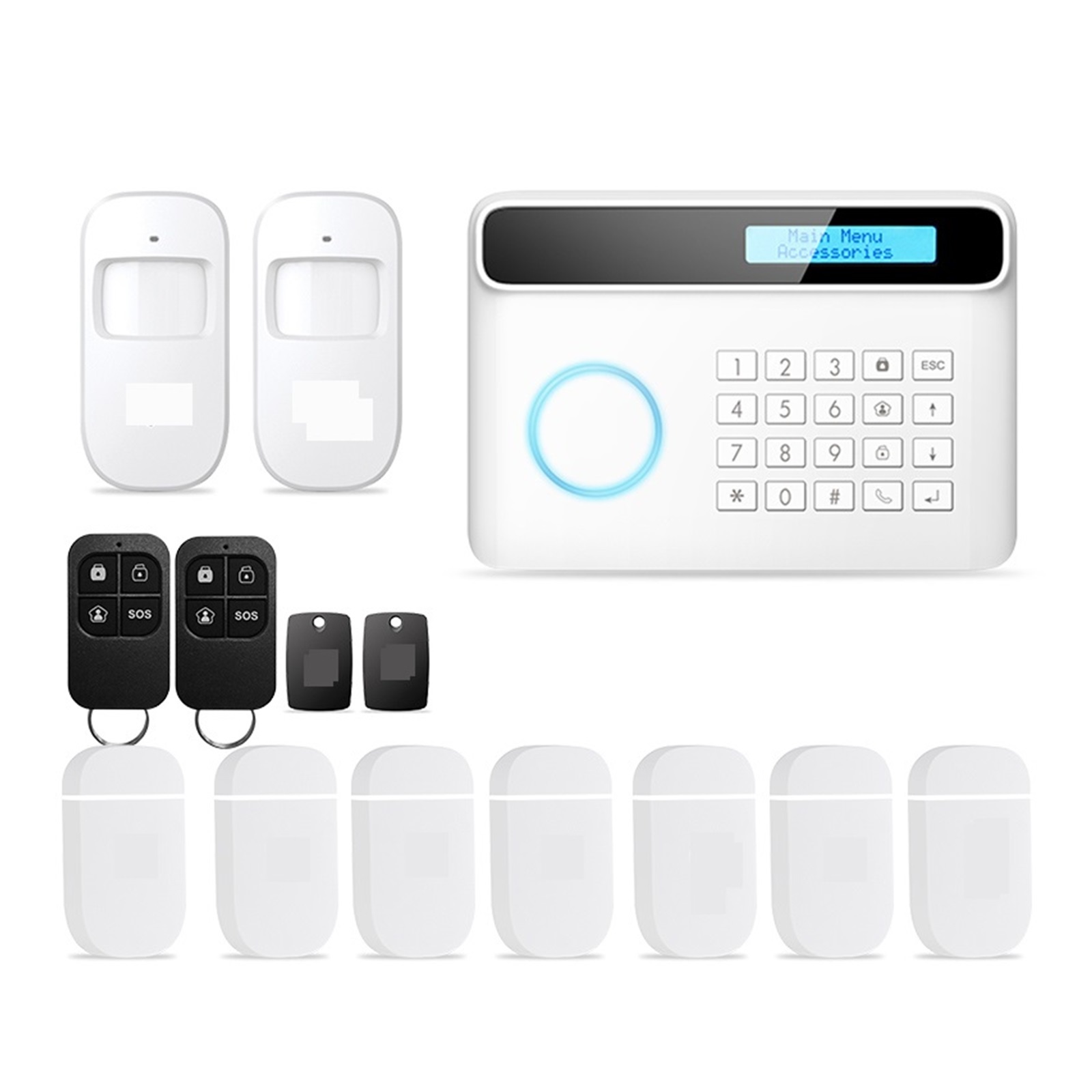 smart alarm plus APP Control Wireless Home Security GSM Alarm System ...
