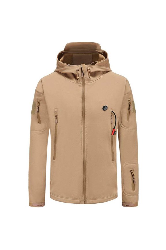 smart-heated-jacket-and-warm-keeping-coat-hooded-fleece-lined