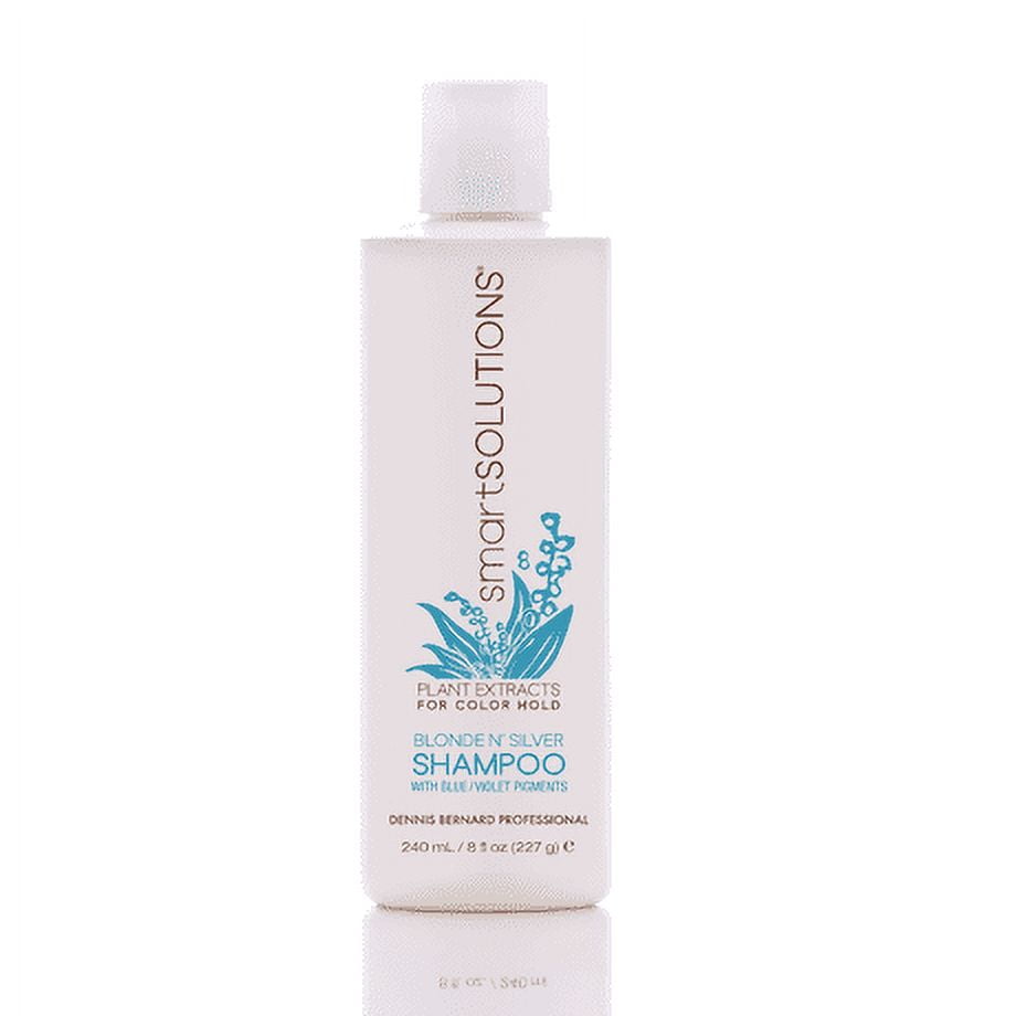 smartSOLUTIONS Blonde N' Silver Blue/Violet Pigment Shampoo for Toning Yellow/Brassy Blonde, Grey, Silver, and Platinum Hair, 8 oz