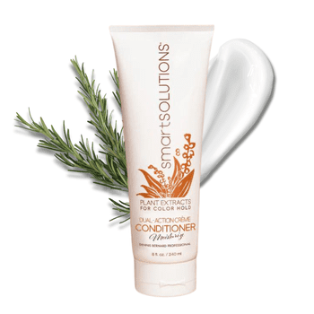 smartSOLUTIONS Dual-Action Creme Conditioner | Sulfate, Paraben & Sodium Chloride Free | Color Safe & Chemically Treated Hair Safe (8 fl oz)