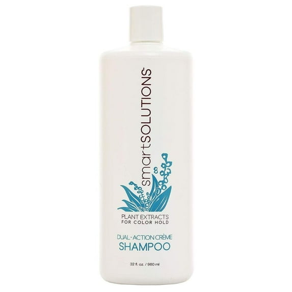 smartSOLUTIONS Dual-Action Creme Shampoo | Sulfate, Paraben & Sodium Chloride Free | Color Safe (32 fl oz)