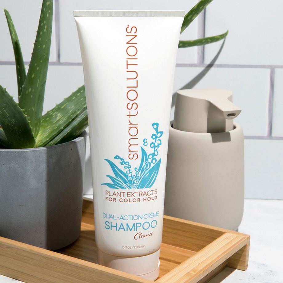 smartSOLUTIONS DualAction Creme Shampoo Sulfate, Paraben & Sodium Chloride Free Color Safe