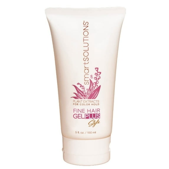 smartSOLUTIONS Fine Hair Gel Plus, 5 oz | Enhances Shine | Adds Volume | Easy Wash-out | Paraben-Free