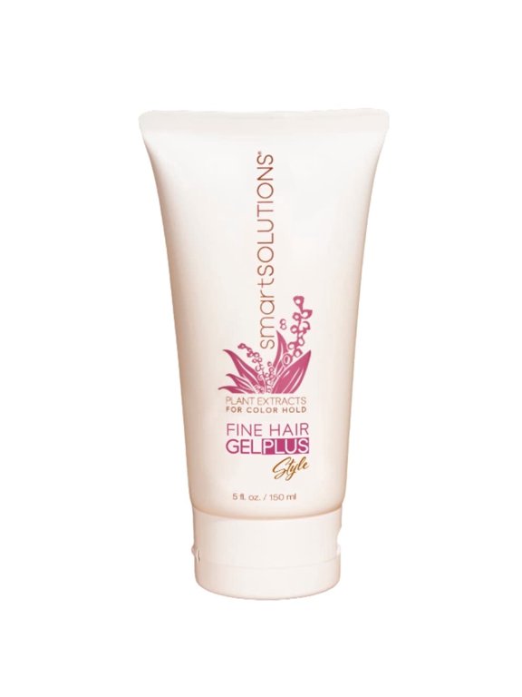 smartSOLUTIONS Fine Hair Gel Plus, 5 oz | Enhances Shine | Adds Volume | Easy Wash-out | Paraben-Free