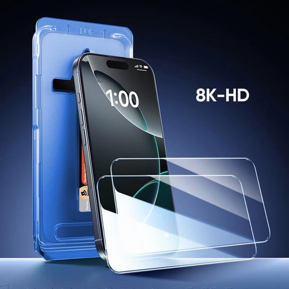 【smartliving】MAGIC JOHN 2-Pack Screen Protector for iPhone, Samsung, and Google–Crystal Clear, Scratch-Resistant, Ultra-Smooth Touch, Privacy Protection, Circular Polarized Eye Protection