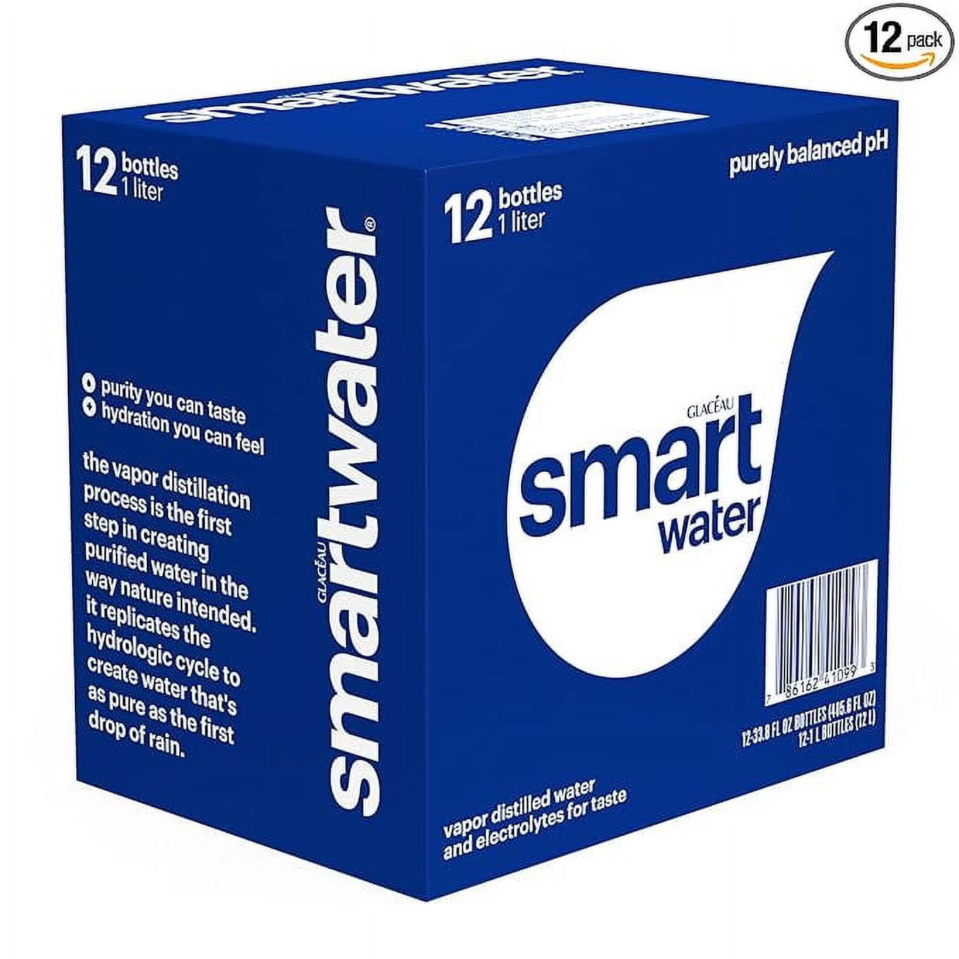 smartwater 12 pack corrugate case