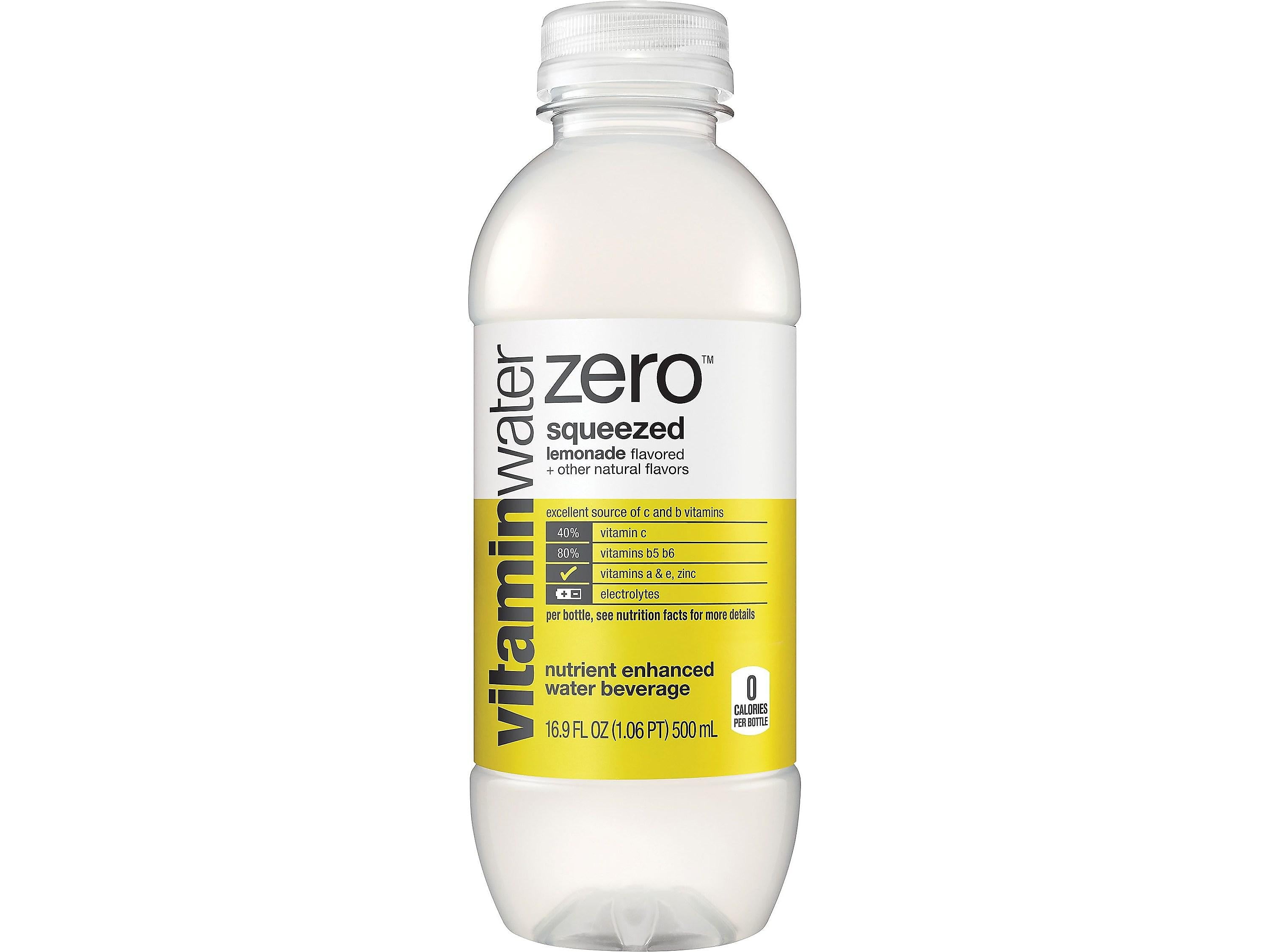 smartwater Glaceau Vitaminwater Zero Squeezed Lemonade 00786162003508
