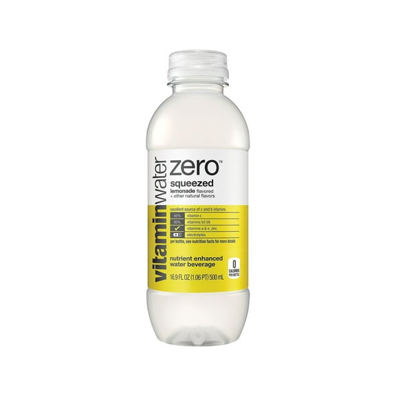smartwater Glaceau Vitaminwater Zero Squeezed Lemonade 00786162003508