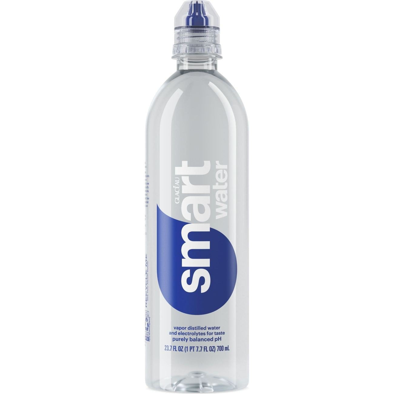 smartwater Vapor Distilled Premium Water Bottle - 23.7 oz (Packaging Varies)