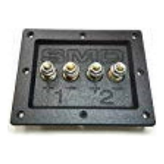 smd 2 channel heavy duty speaker terminal (grade 8) (3/4 pvc black)