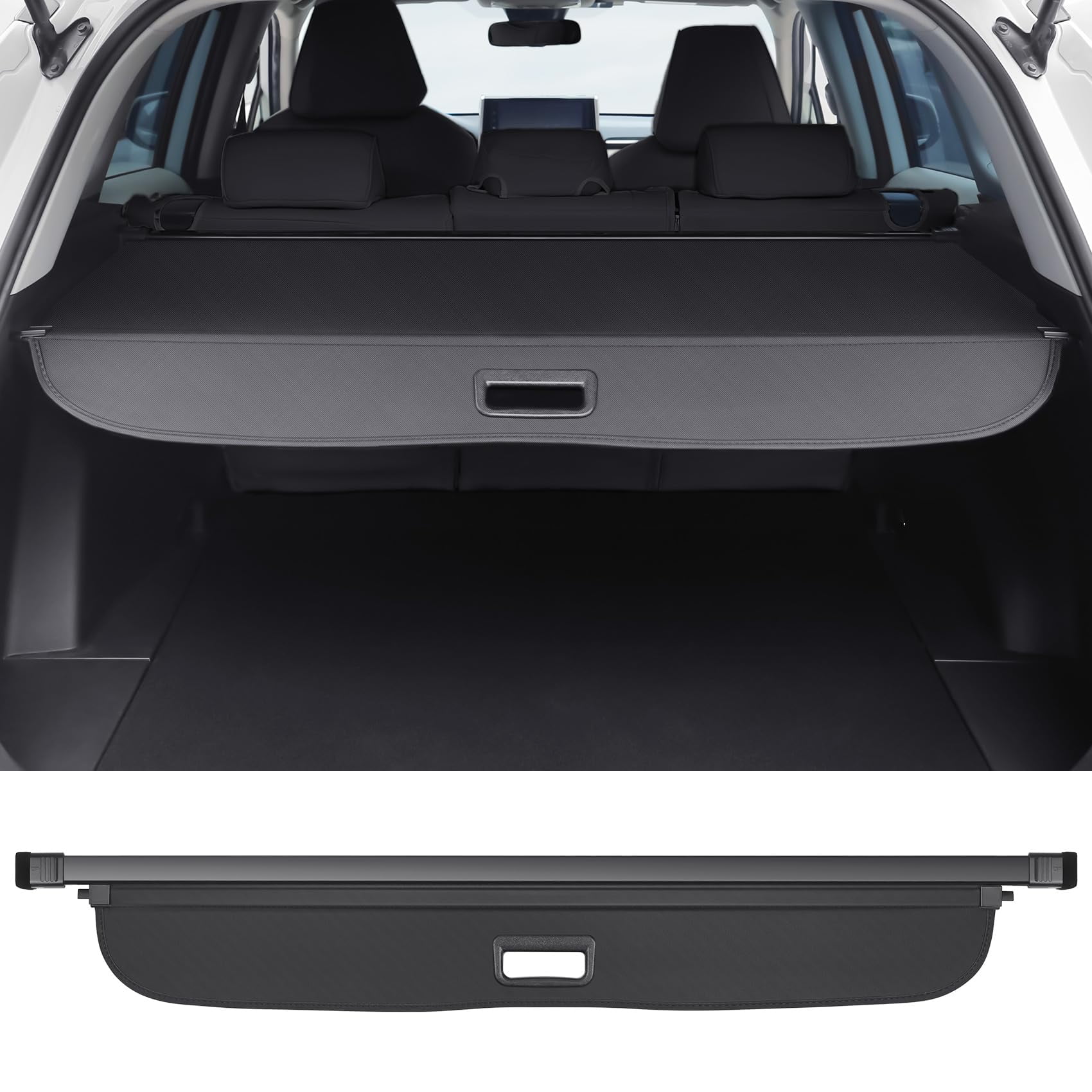 Smnuxwm Cargo Cover For 2023-2024 Subaru Crosstrek – Trunk Shade Privacy Shield (Canvas)
