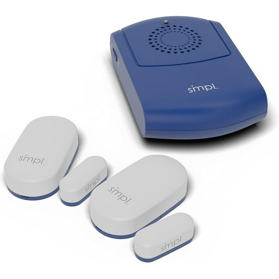 SMPL Alerts Wireless & Wearable Alerts Pager, Elderly Assistance, Caregiver Paging System, Security/Motion Sensors, Senior & Kids Safety, Live Technical Support